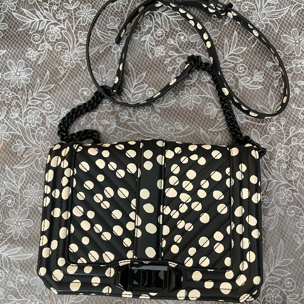 Rebecca Minkoff Polka Dot Black and White Bag
